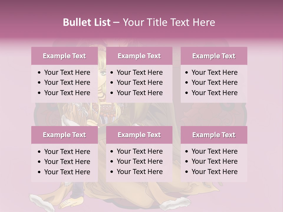 A Couple Of Anime Characters Sitting Next To Each Other PowerPoint Template