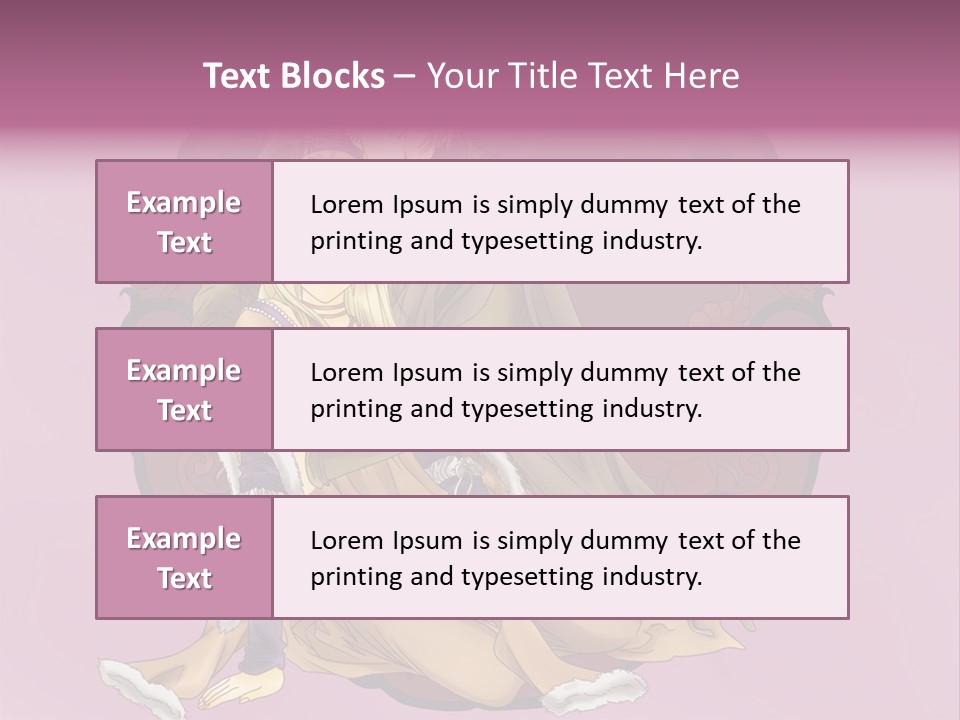 A Couple Of Anime Characters Sitting Next To Each Other PowerPoint Template