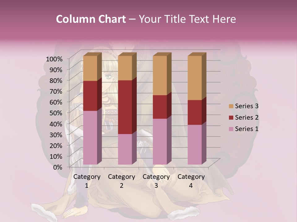 A Couple Of Anime Characters Sitting Next To Each Other PowerPoint Template