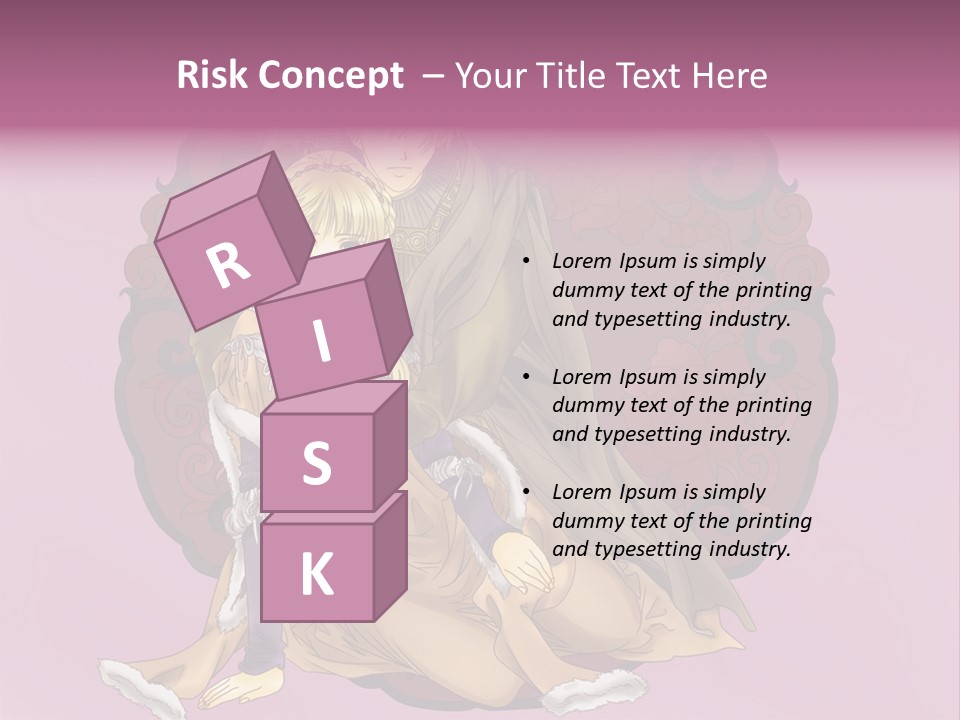 A Couple Of Anime Characters Sitting Next To Each Other PowerPoint Template