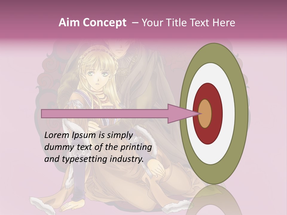 A Couple Of Anime Characters Sitting Next To Each Other PowerPoint Template