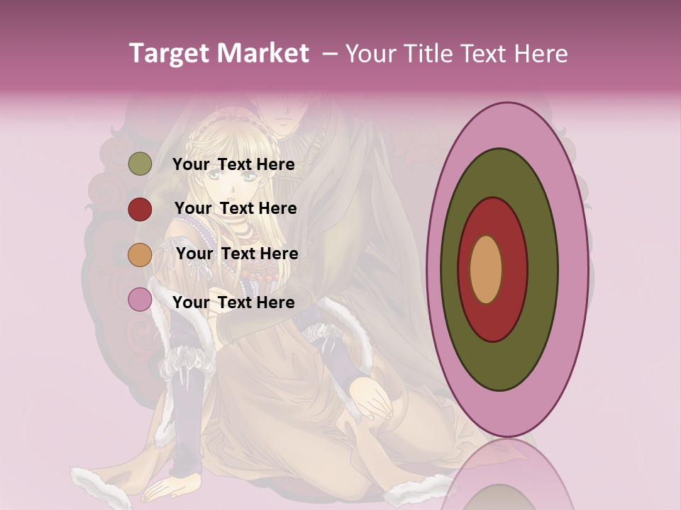 A Couple Of Anime Characters Sitting Next To Each Other PowerPoint Template