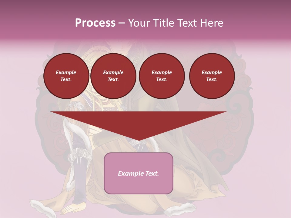 A Couple Of Anime Characters Sitting Next To Each Other PowerPoint Template