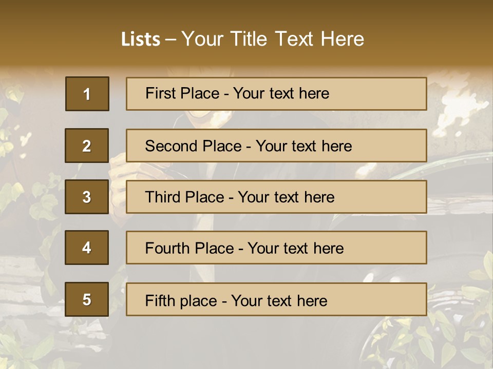 A Man Sitting On A Bench Next To A Tire PowerPoint Template