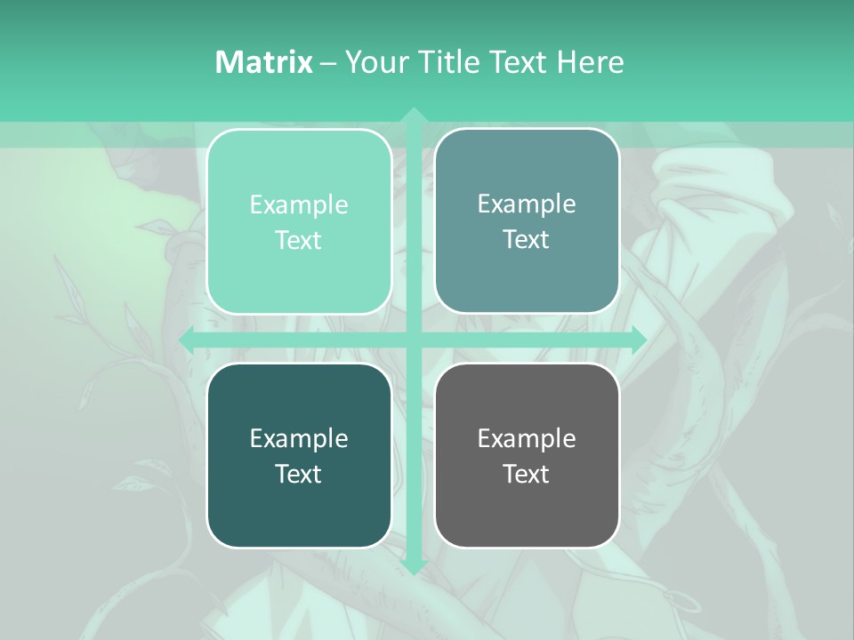 A Woman Holding A Snake In Her Hand Powerpoint Presentation PowerPoint Template