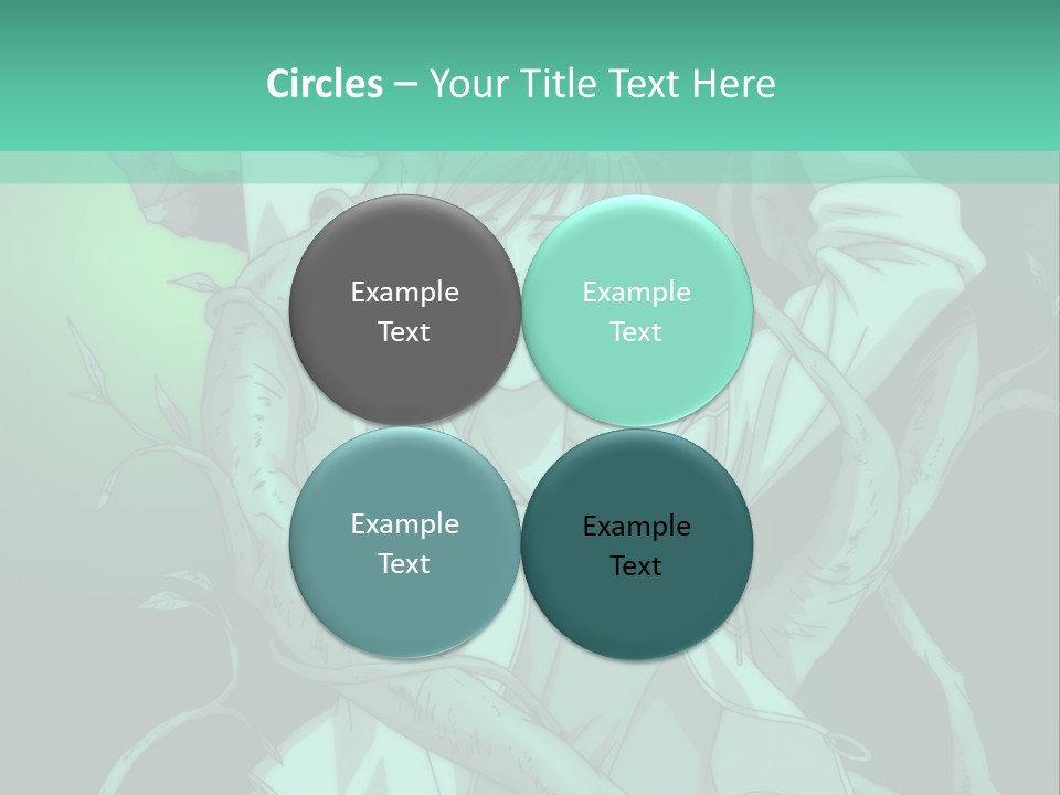 A Woman Holding A Snake In Her Hand Powerpoint Presentation PowerPoint Template