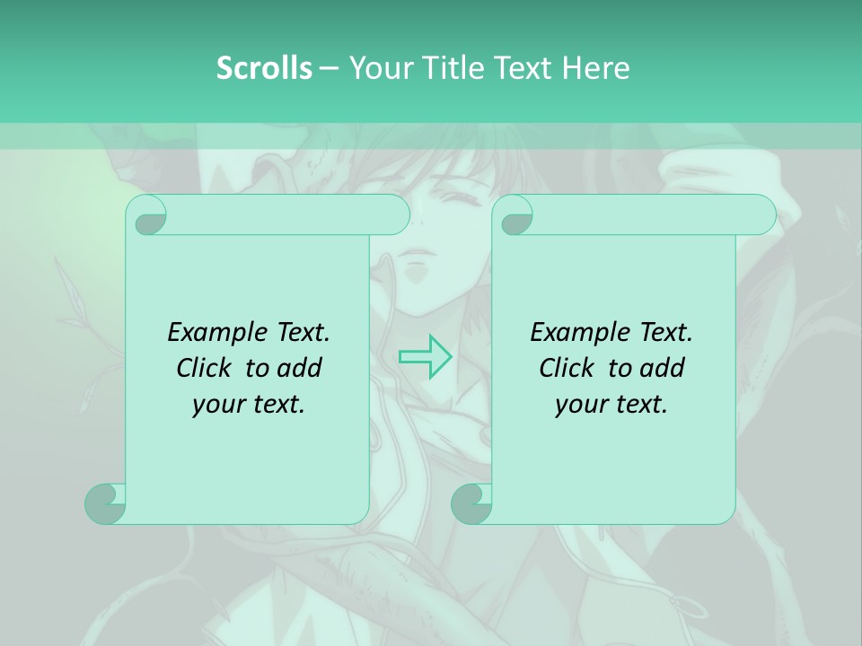 A Woman Holding A Snake In Her Hand Powerpoint Presentation PowerPoint Template