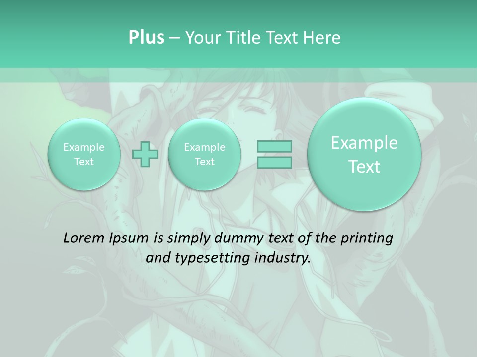 A Woman Holding A Snake In Her Hand Powerpoint Presentation PowerPoint Template