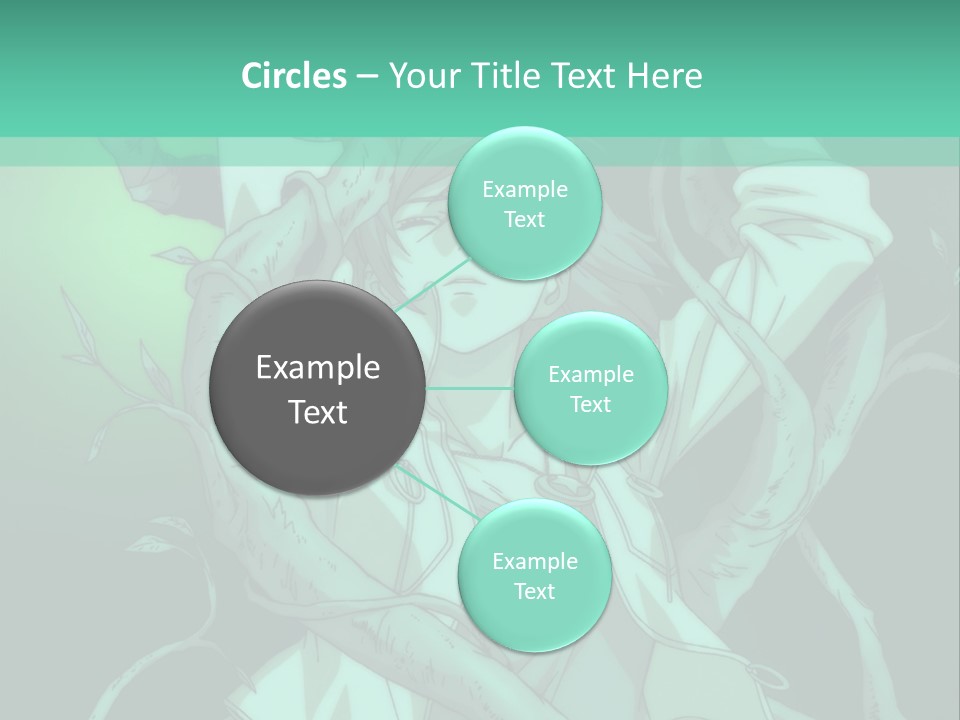 A Woman Holding A Snake In Her Hand Powerpoint Presentation PowerPoint Template