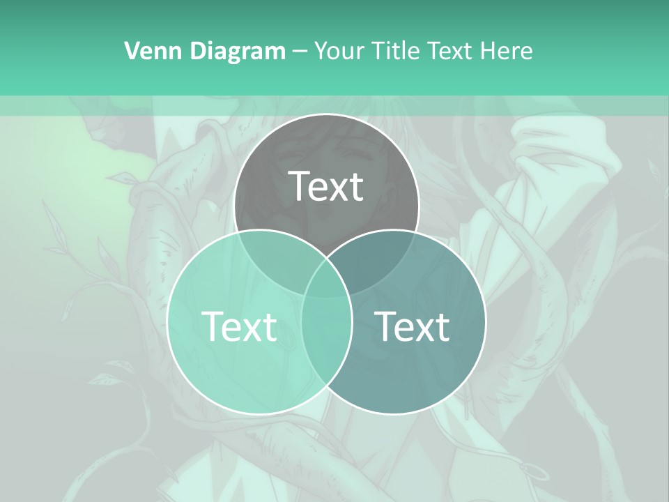 A Woman Holding A Snake In Her Hand Powerpoint Presentation PowerPoint Template