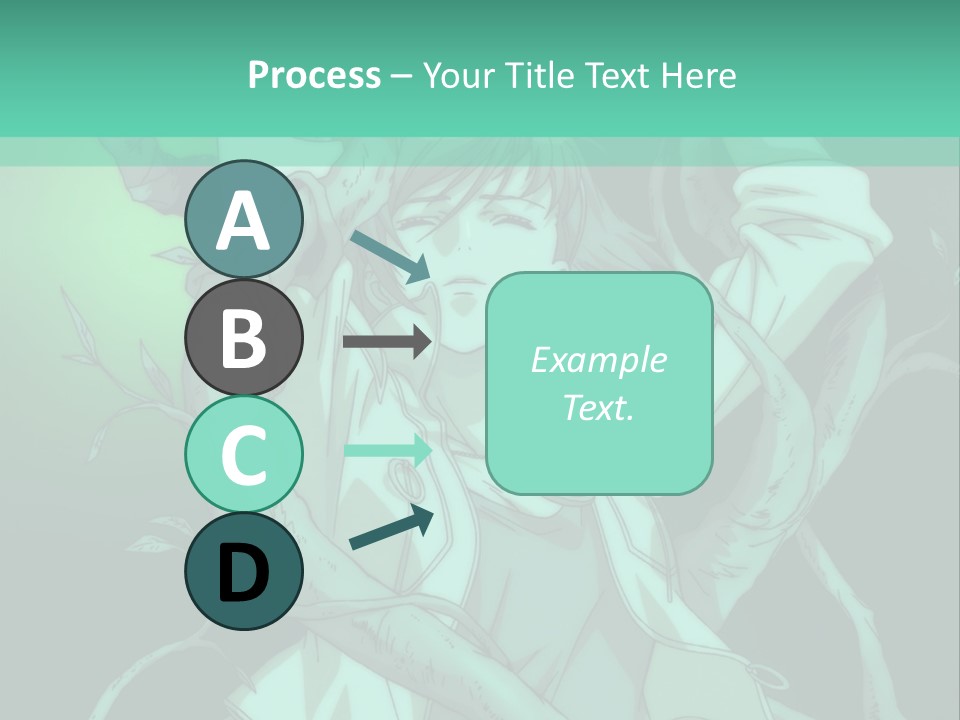 A Woman Holding A Snake In Her Hand Powerpoint Presentation PowerPoint Template