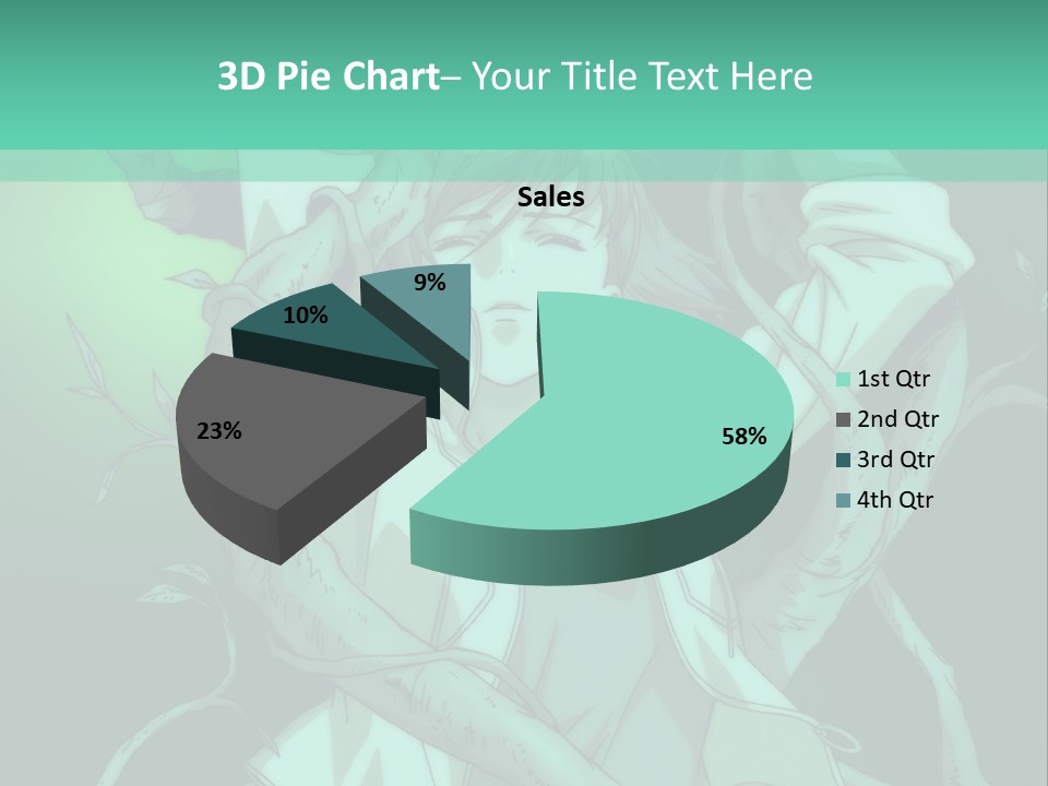 A Woman Holding A Snake In Her Hand Powerpoint Presentation PowerPoint Template