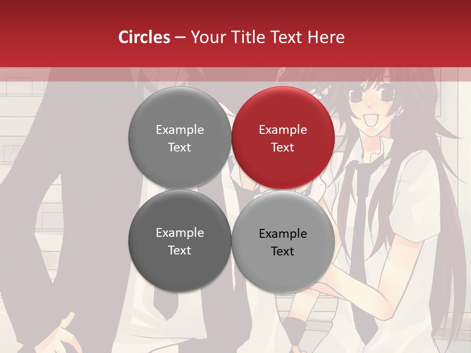 A Couple Of People Standing Next To Each Other PowerPoint Template