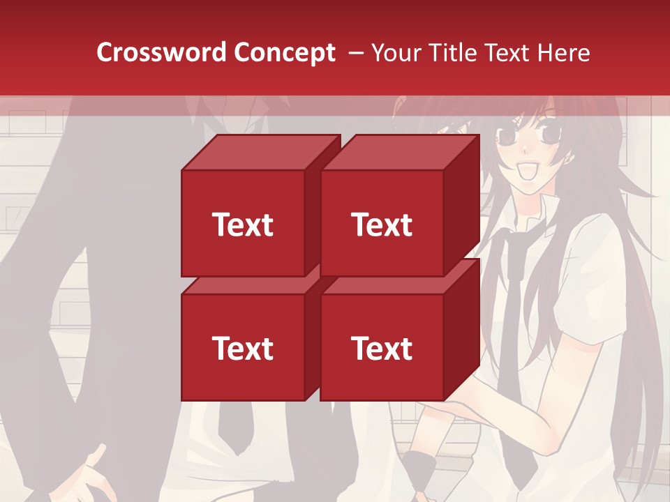A Couple Of People Standing Next To Each Other PowerPoint Template