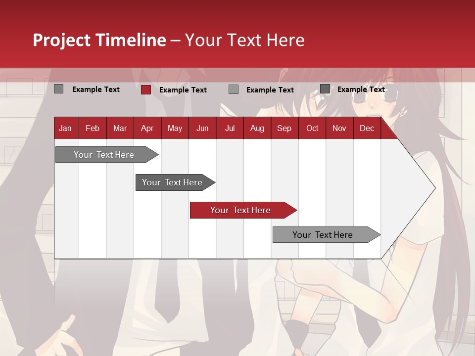 A Couple Of People Standing Next To Each Other PowerPoint Template