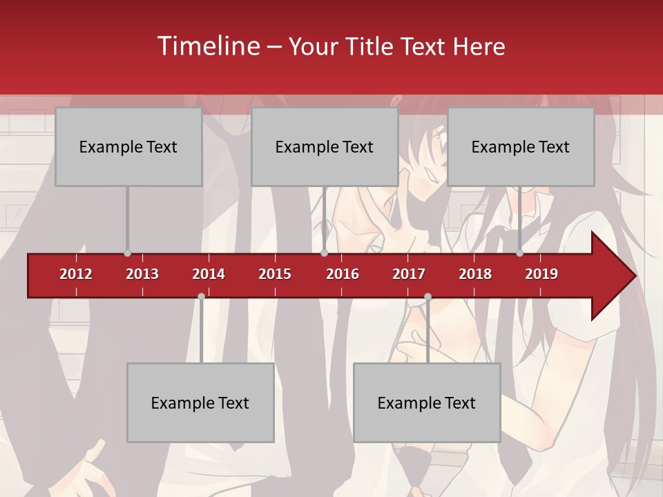 A Couple Of People Standing Next To Each Other PowerPoint Template