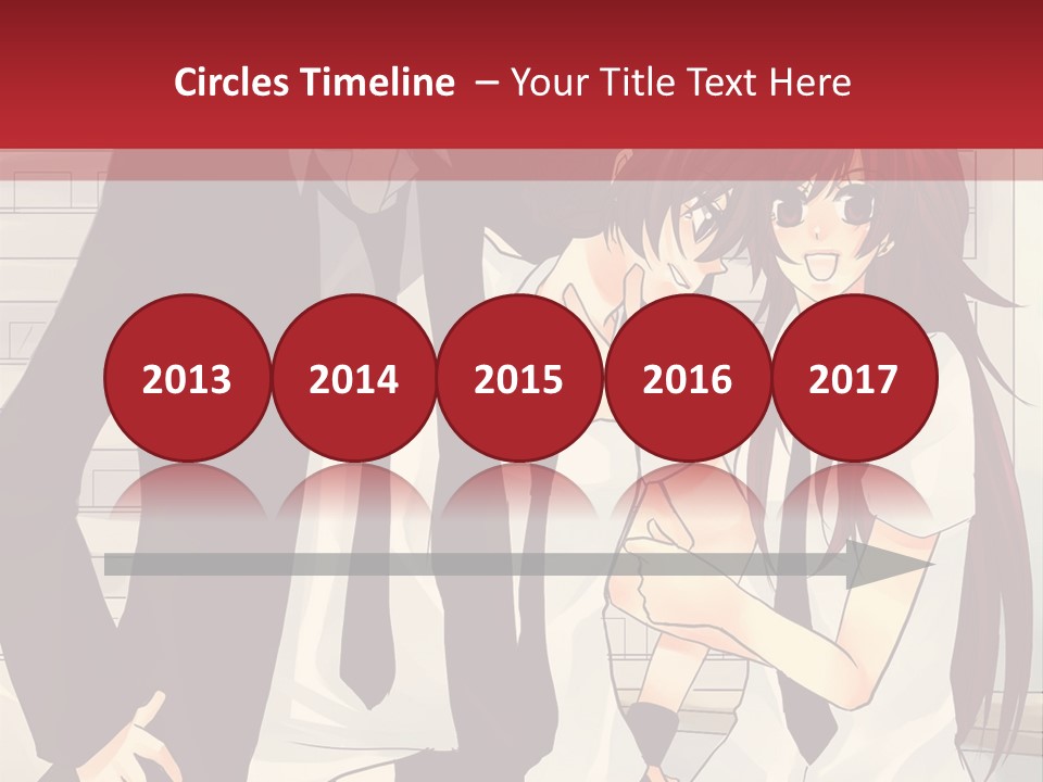 A Couple Of People Standing Next To Each Other PowerPoint Template