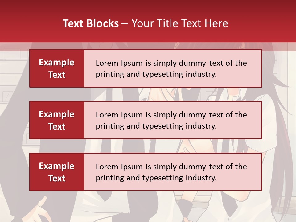 A Couple Of People Standing Next To Each Other PowerPoint Template