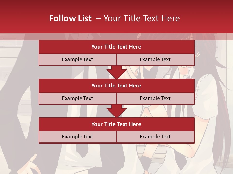 A Couple Of People Standing Next To Each Other PowerPoint Template