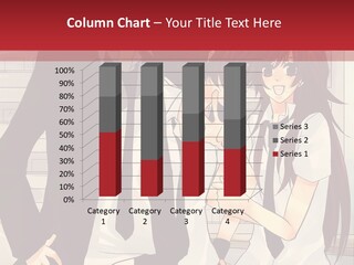 A Couple Of People Standing Next To Each Other PowerPoint Template