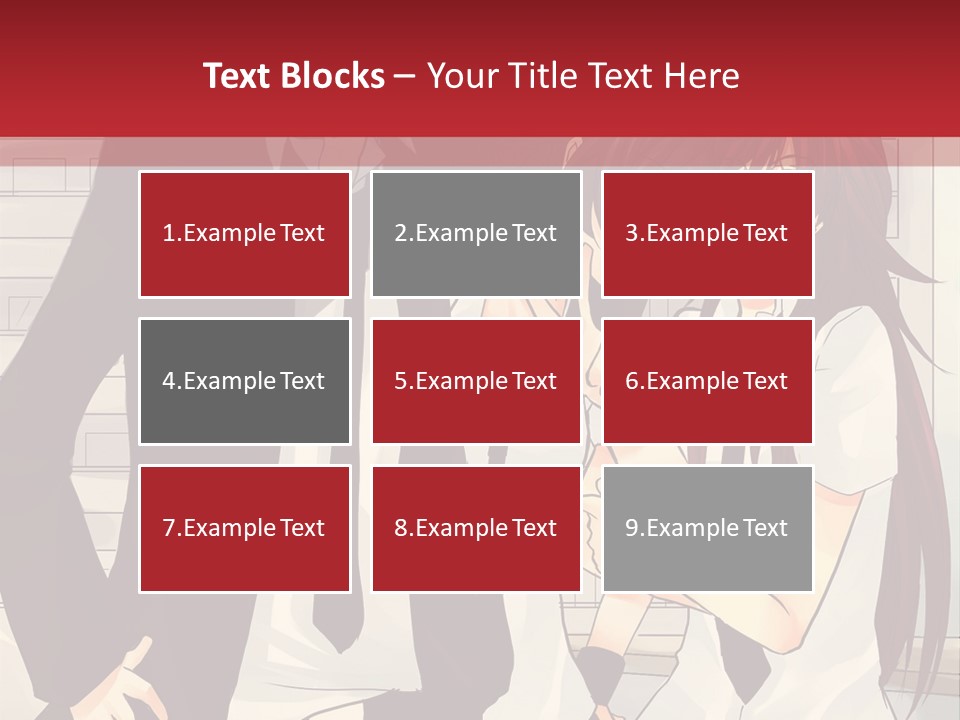 A Couple Of People Standing Next To Each Other PowerPoint Template