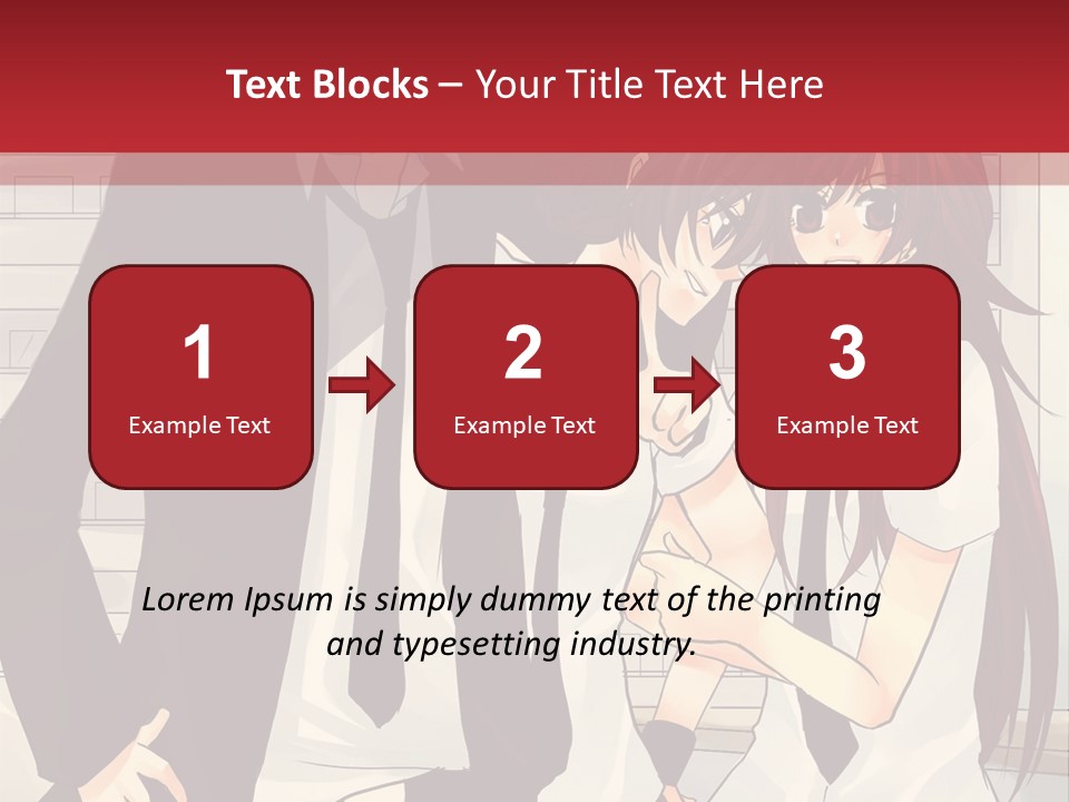 A Couple Of People Standing Next To Each Other PowerPoint Template