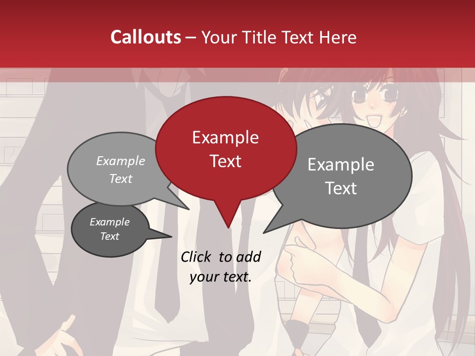 A Couple Of People Standing Next To Each Other PowerPoint Template
