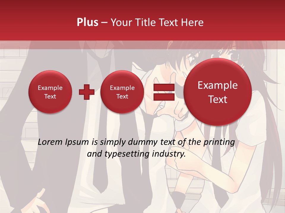A Couple Of People Standing Next To Each Other PowerPoint Template