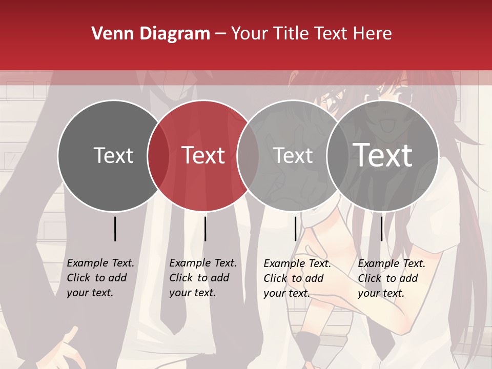 A Couple Of People Standing Next To Each Other PowerPoint Template