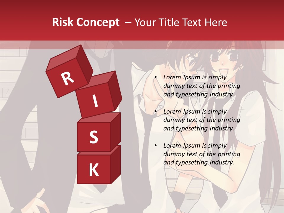 A Couple Of People Standing Next To Each Other PowerPoint Template