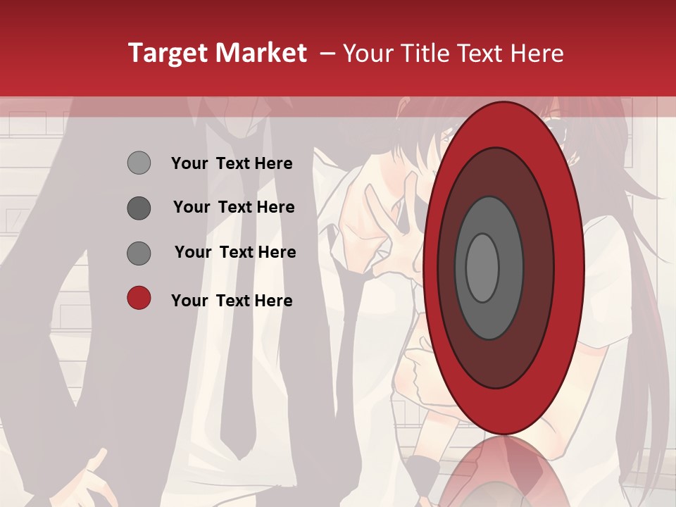 A Couple Of People Standing Next To Each Other PowerPoint Template