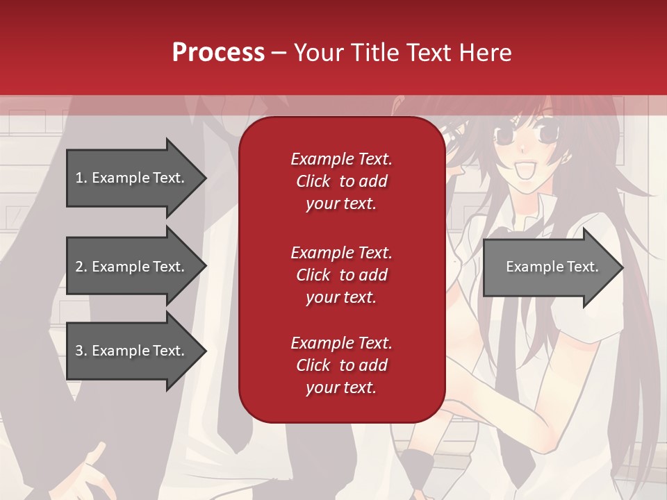 A Couple Of People Standing Next To Each Other PowerPoint Template
