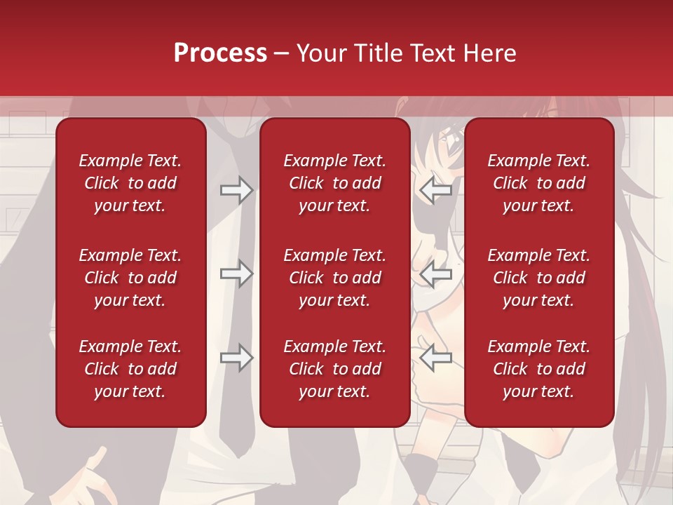 A Couple Of People Standing Next To Each Other PowerPoint Template