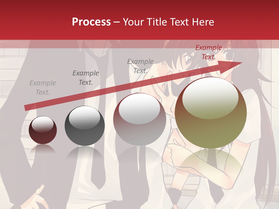 A Couple Of People Standing Next To Each Other PowerPoint Template