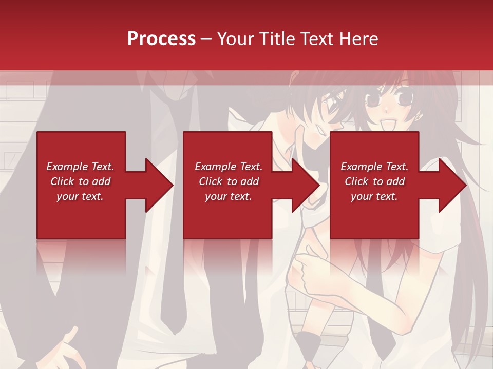 A Couple Of People Standing Next To Each Other PowerPoint Template
