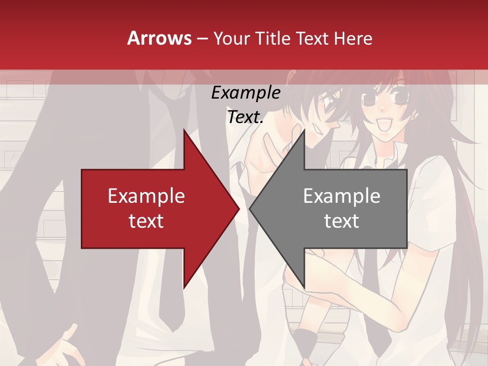 A Couple Of People Standing Next To Each Other PowerPoint Template