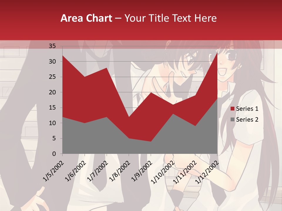 A Couple Of People Standing Next To Each Other PowerPoint Template
