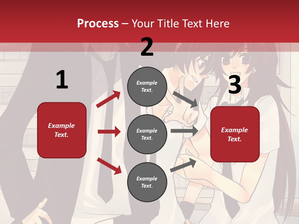 A Couple Of People Standing Next To Each Other PowerPoint Template