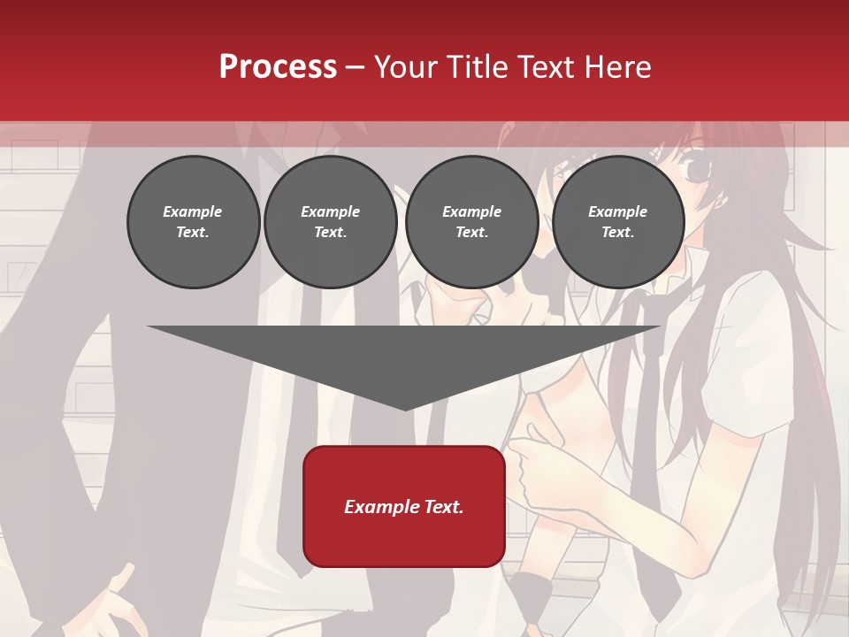 A Couple Of People Standing Next To Each Other PowerPoint Template