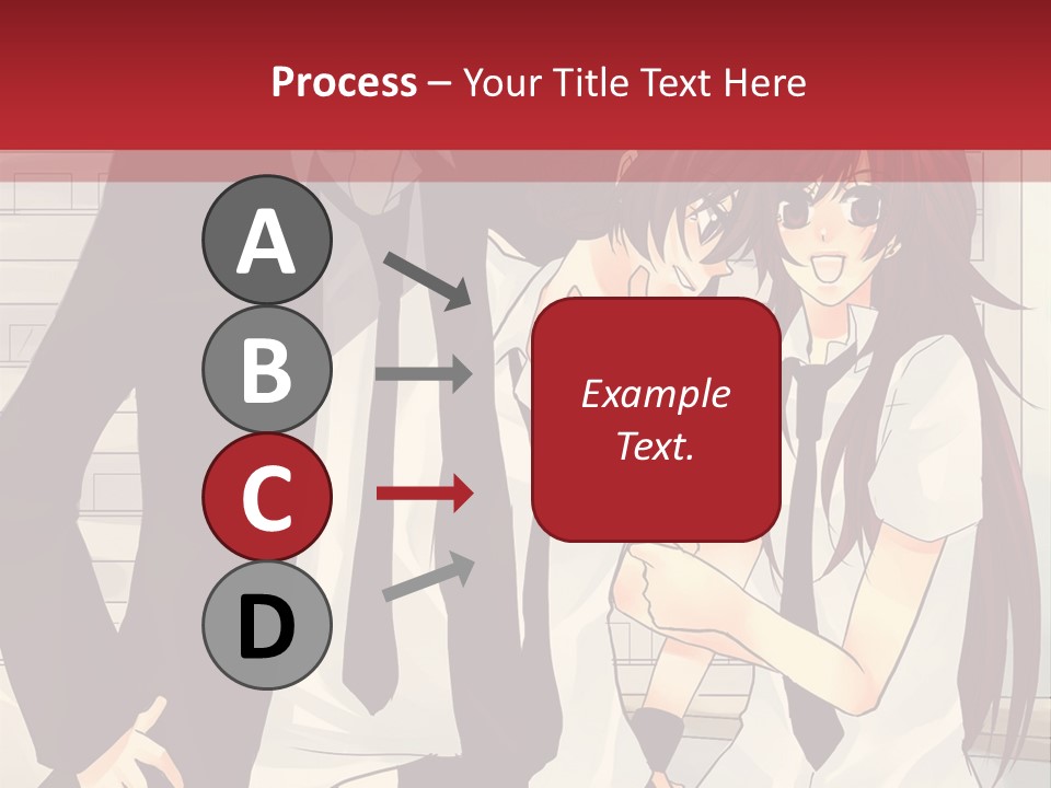 A Couple Of People Standing Next To Each Other PowerPoint Template