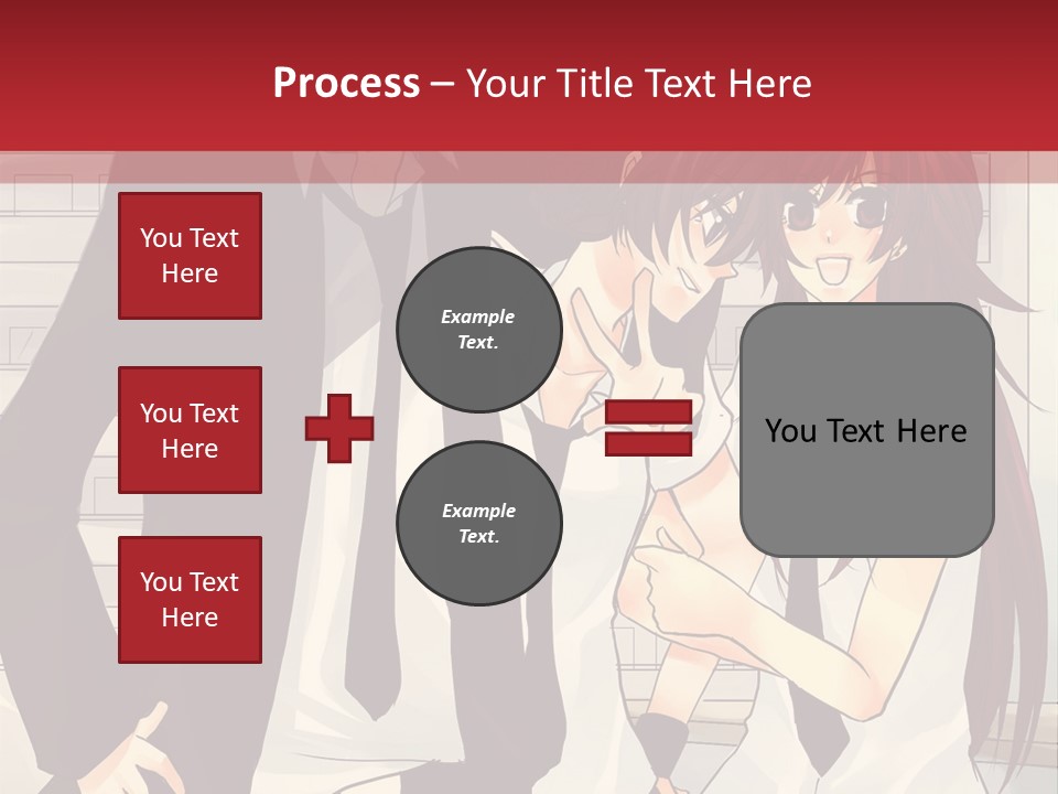A Couple Of People Standing Next To Each Other PowerPoint Template