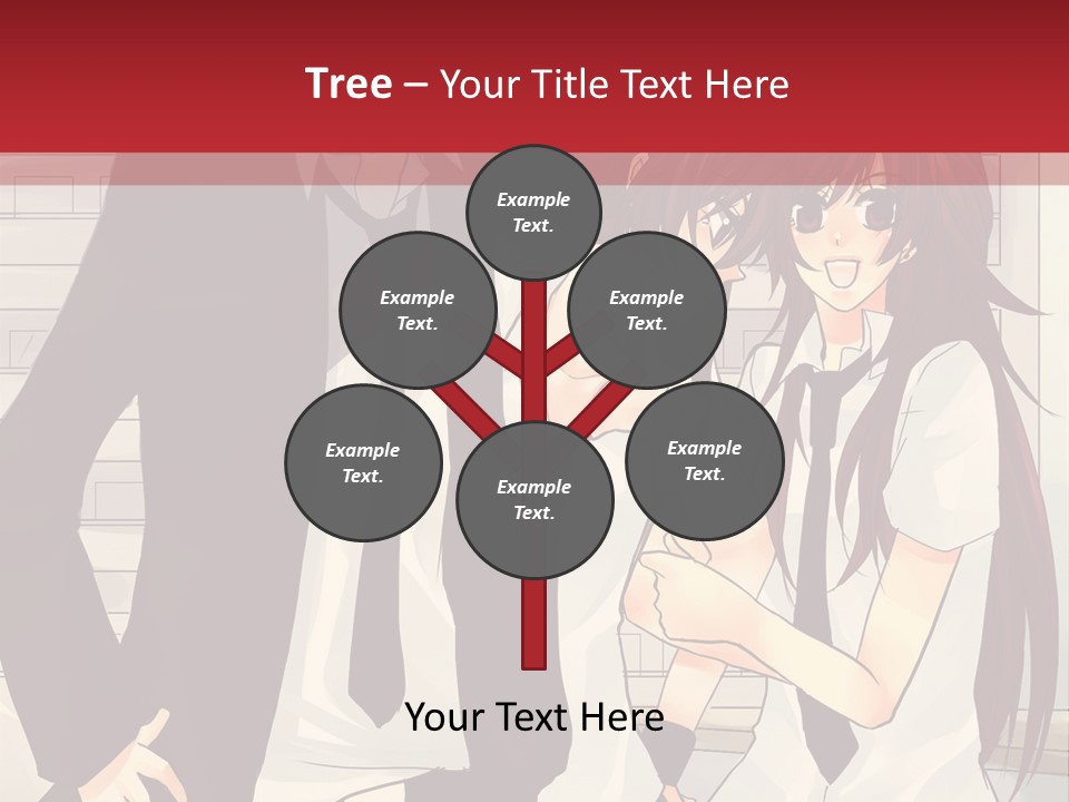 A Couple Of People Standing Next To Each Other PowerPoint Template