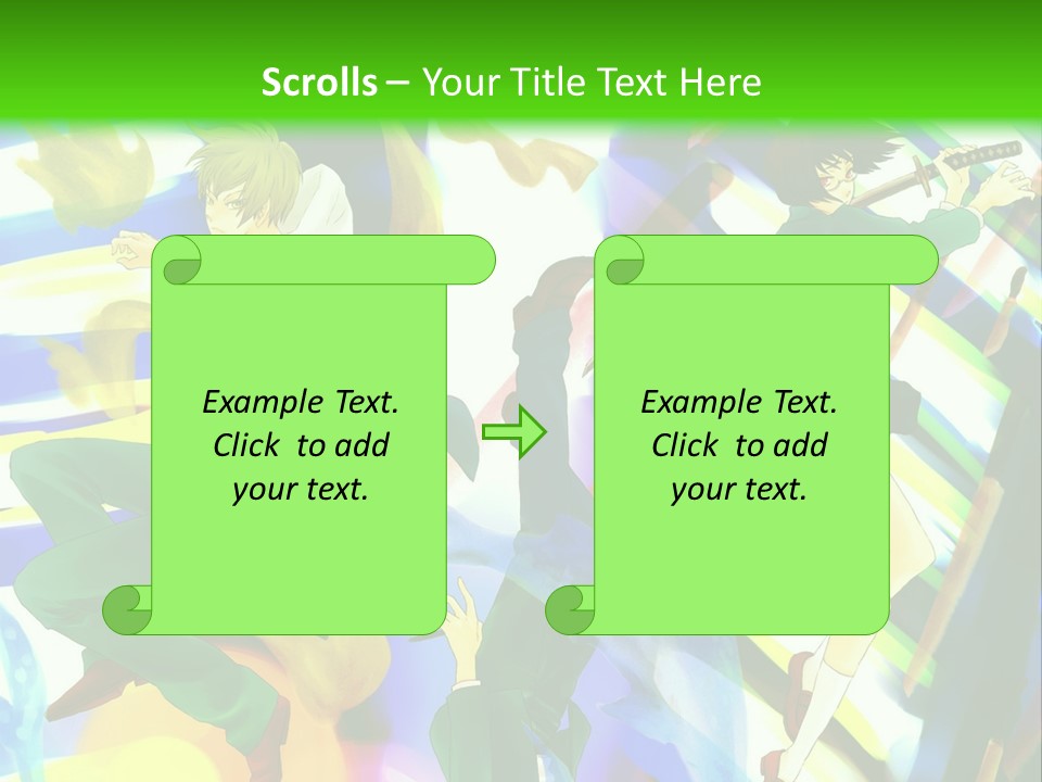 A Group Of People Walking Down A Street At Night PowerPoint Template