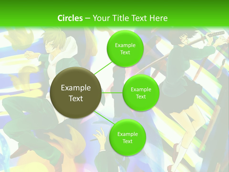 A Group Of People Walking Down A Street At Night PowerPoint Template