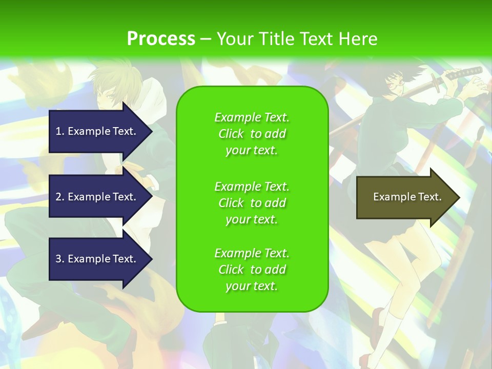 A Group Of People Walking Down A Street At Night PowerPoint Template