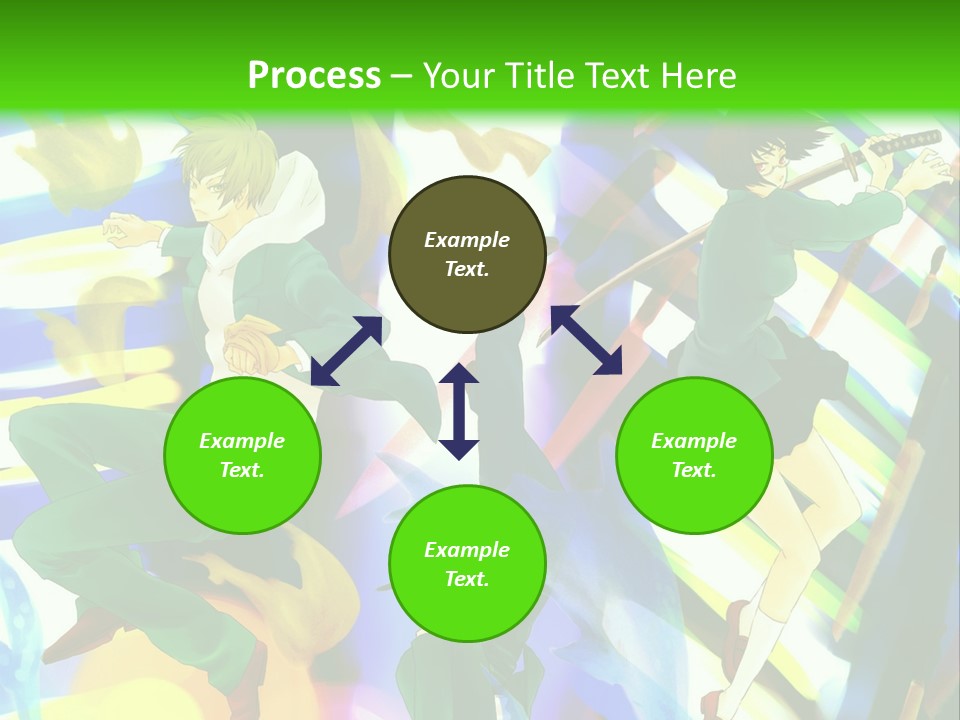 A Group Of People Walking Down A Street At Night PowerPoint Template