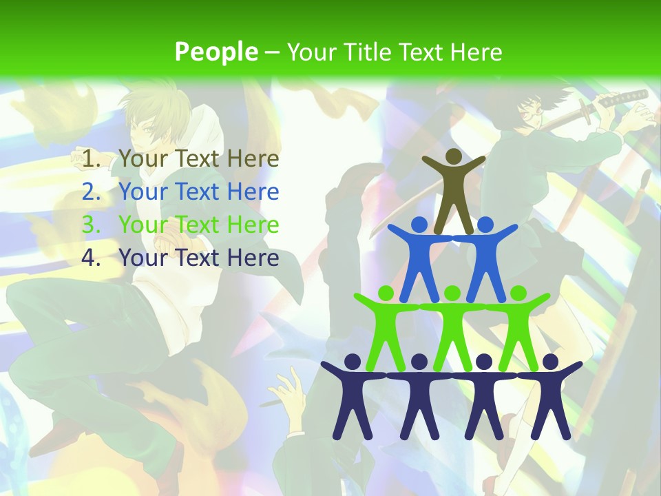 A Group Of People Walking Down A Street At Night PowerPoint Template