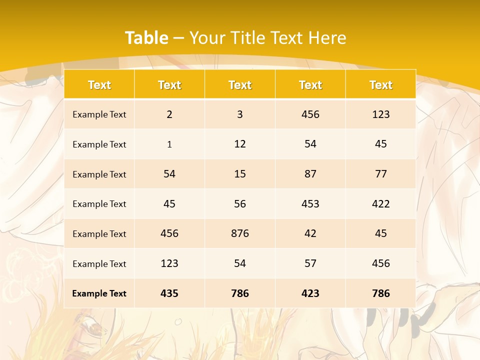 A Woman Laying On Her Stomach With A Yellow Background PowerPoint Template