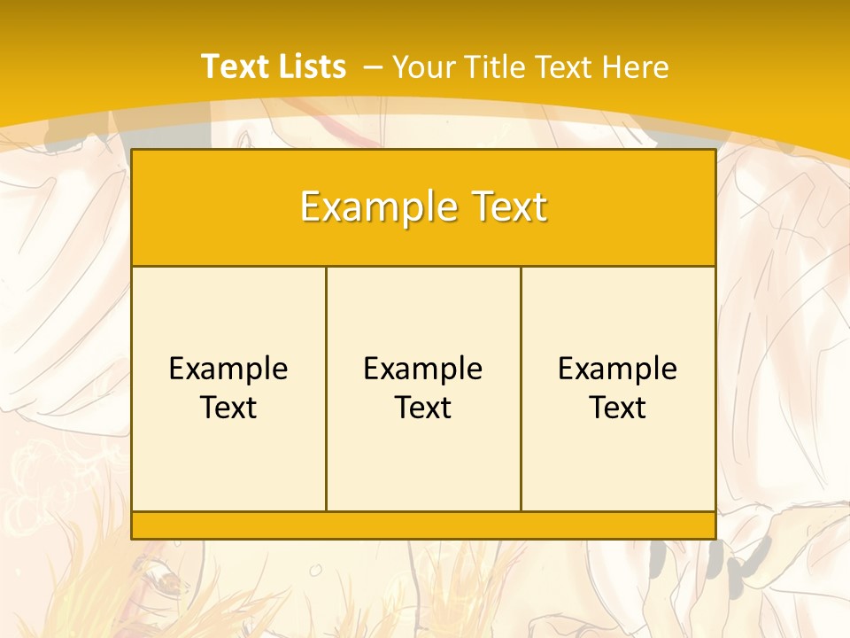 A Woman Laying On Her Stomach With A Yellow Background PowerPoint Template