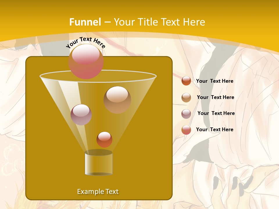 A Woman Laying On Her Stomach With A Yellow Background PowerPoint Template